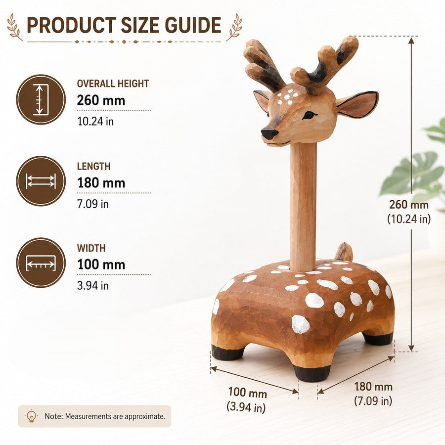 Happy Elephant Deer Toilet Paper Holder - Image 6