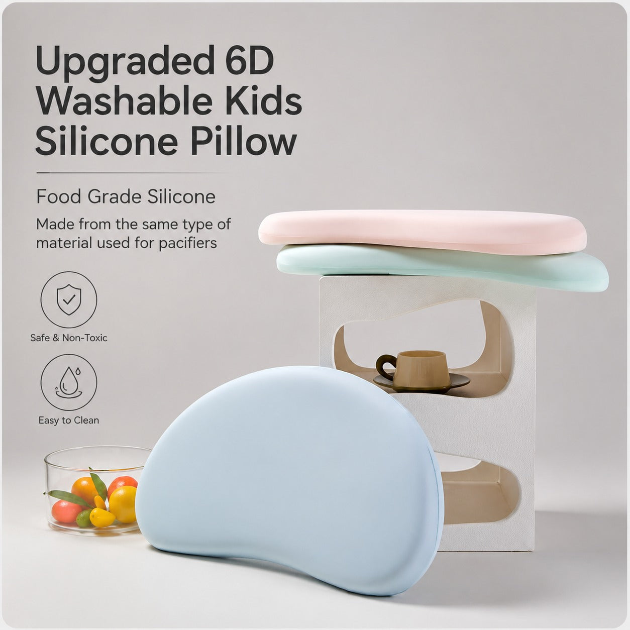 Baby Hug Memory Foam Infant Nap Support Pillow - Image 7