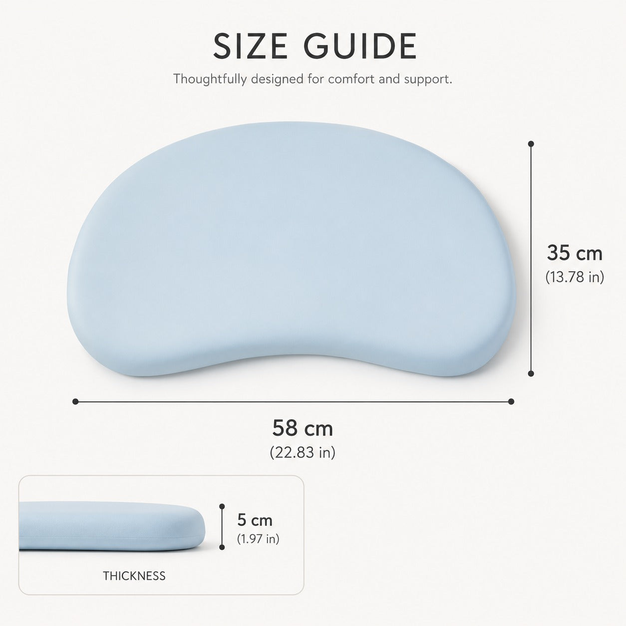 Baby Hug Memory Foam Infant Nap Support Pillow - Image 10