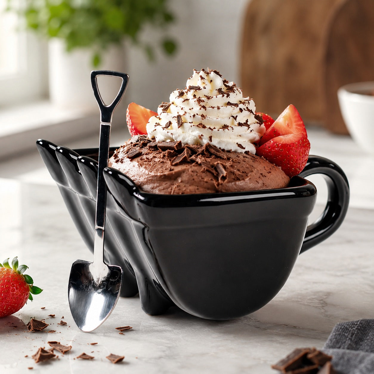 Mini Excavator Dessert Mug Set - Image 1