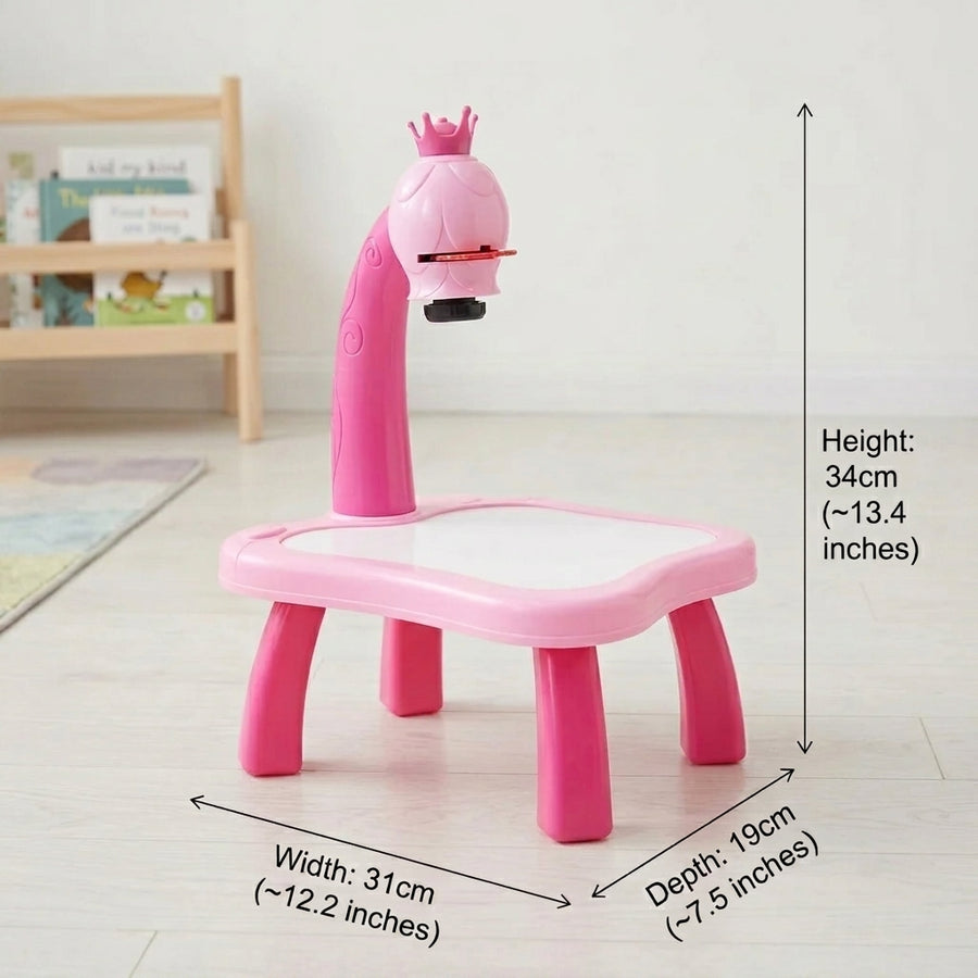 Educational Kids Art Drawing Projector Table