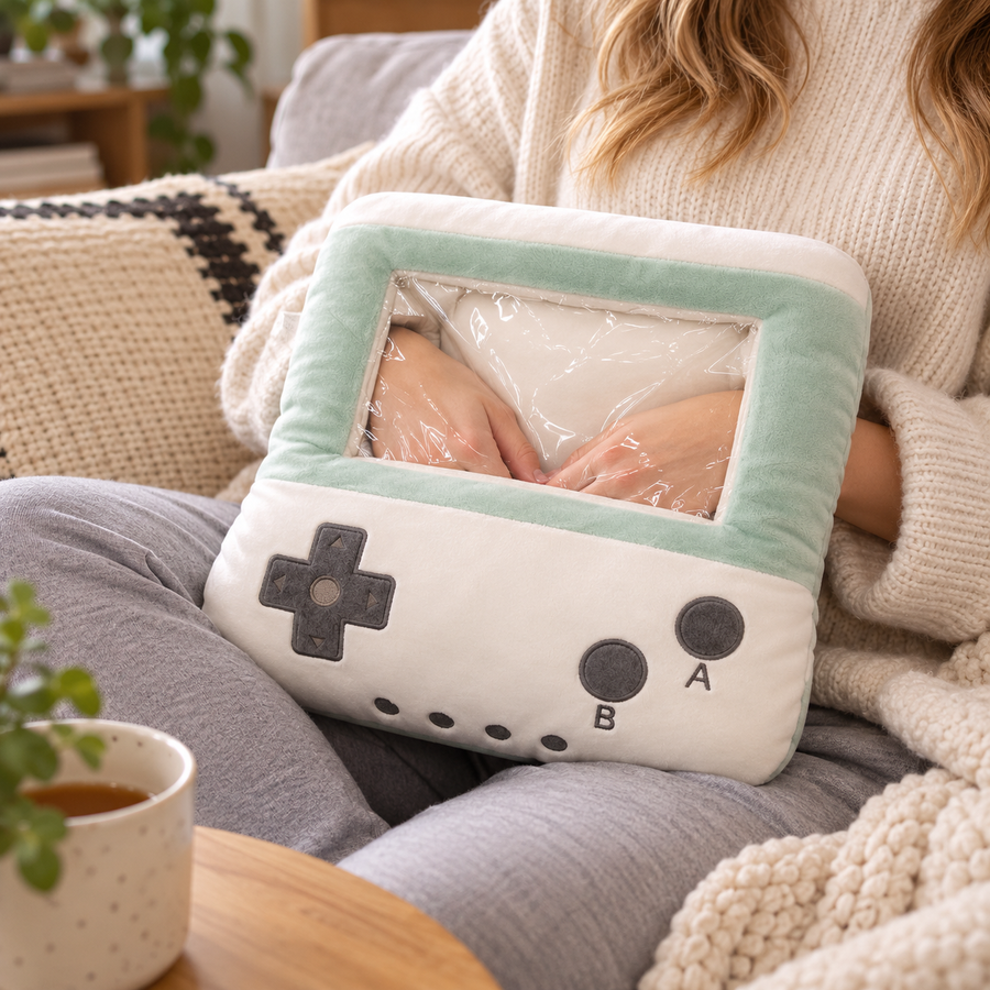 Hand Warmer Transparent Gamepad Pillow