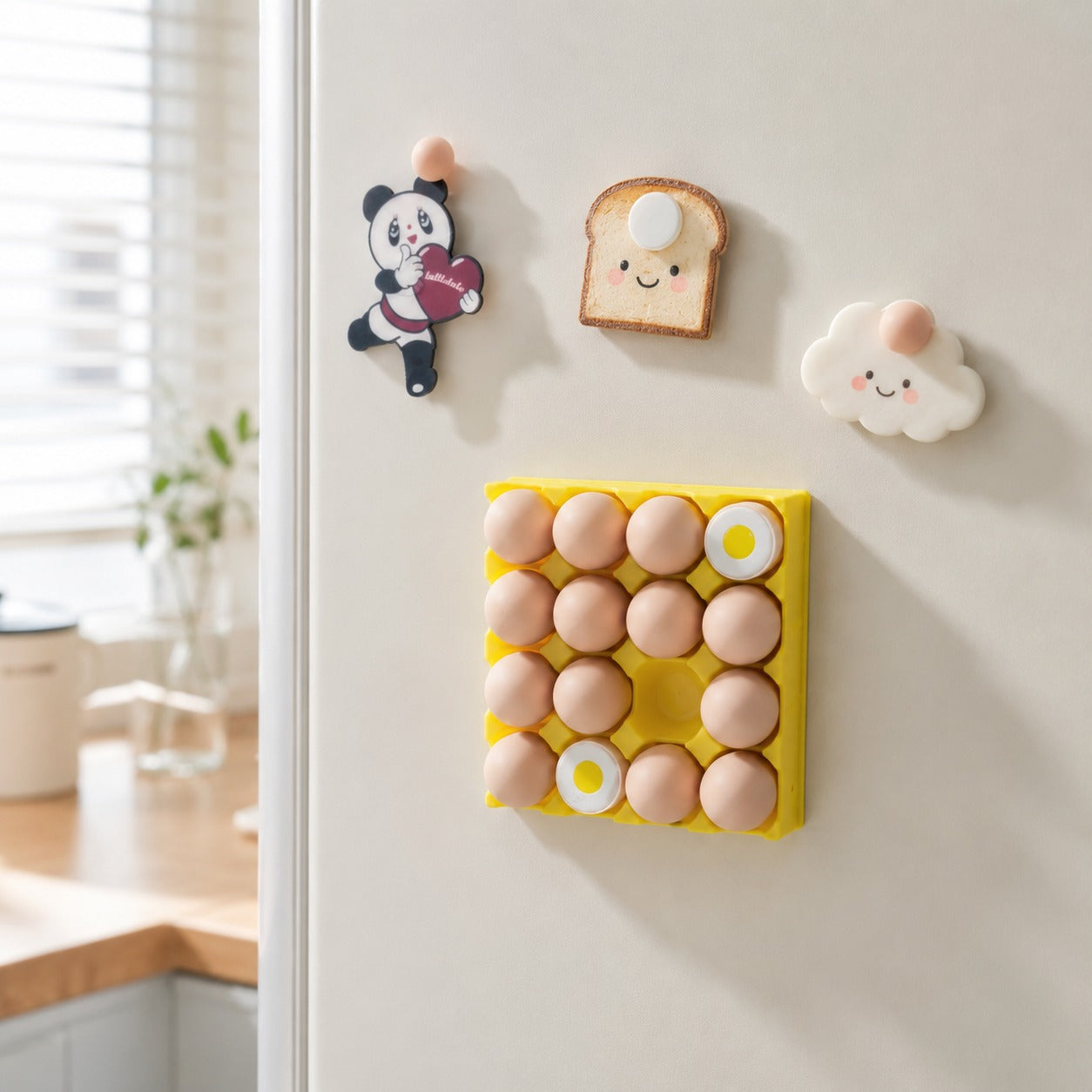 Magnetic Egg Carton Refrigerator Organizer - Image 7