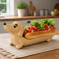 Dachshund Hot Dog Serving Plate - Image 0