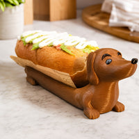 Dachshund Hot Dog Serving Plate - Image 1