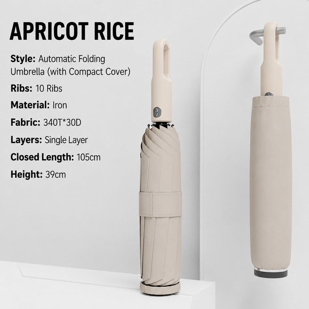 Tuck & Go Rapid Folding Windproof Umbrella