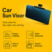 Adjustable Windshield Sun Visor Extension Panel - Image 8