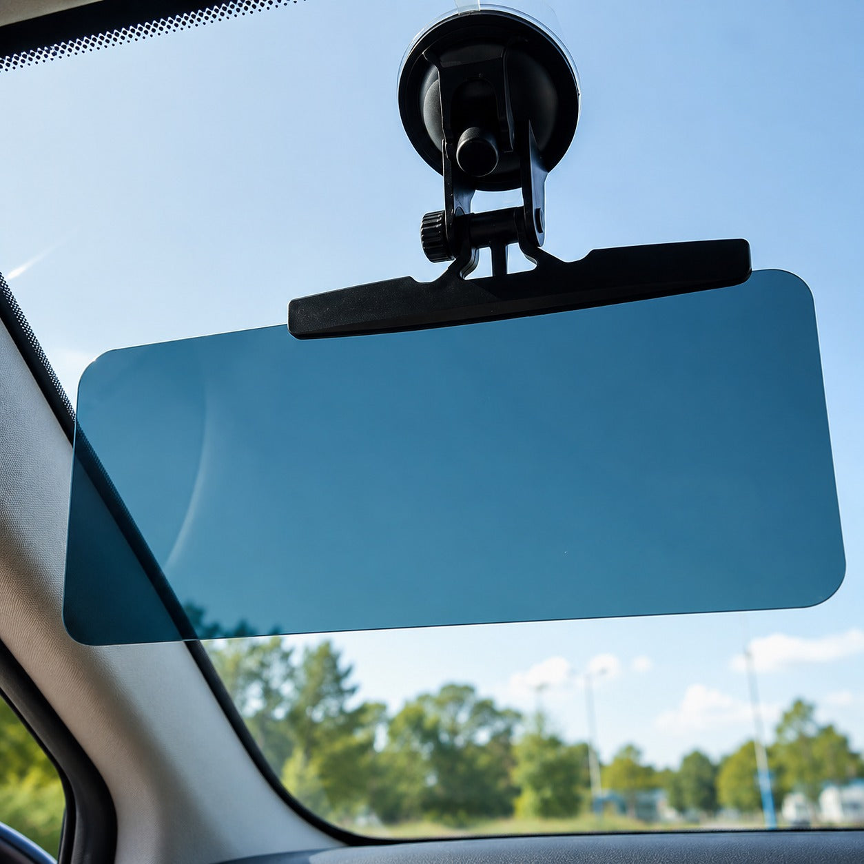 Adjustable Windshield Sun Visor Extension Panel - Image 0