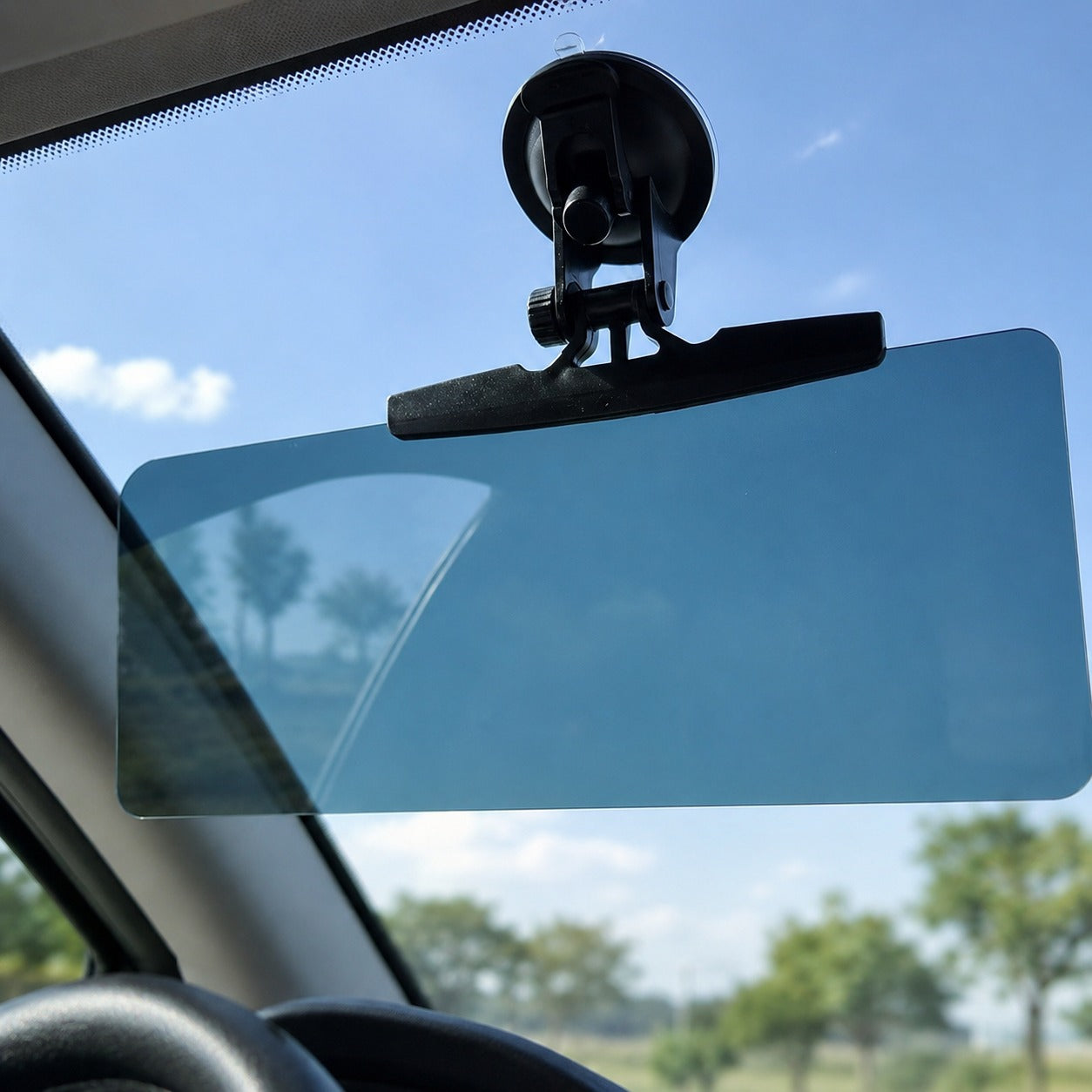 Adjustable Windshield Sun Visor Extension Panel - Image 4