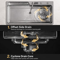 Kyoto Japanese Stainless Steel Workstation Kitchen Sink