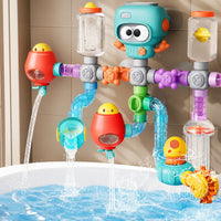 Little Plumber Toddler Waterworks Bath Toy Set - Image 1
