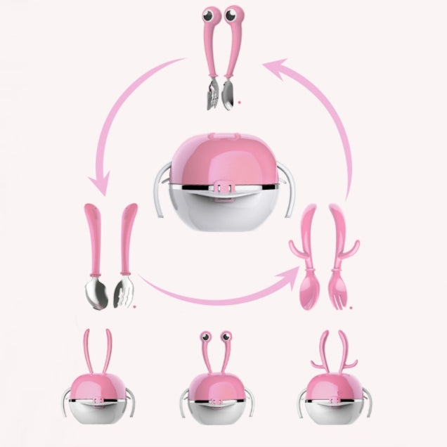 5in1 Deer Baby Tableware Set - Image 0