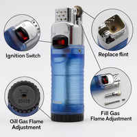Crystal Ignite Pivot-Flame Pocket Lighter - Image 2