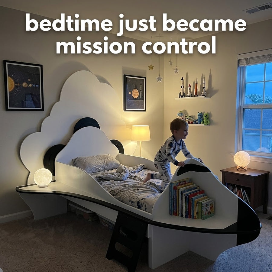Star Cruiser Rocket Ship Kids Bed Frame