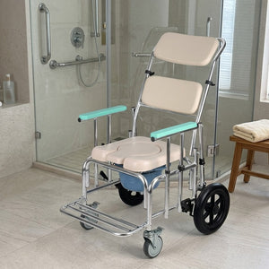Safe Seat Adjustable Shower Patient Transport Chair - Image 0