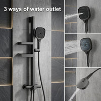 Modern LED Digital Display Thermostatic Piano Keys Shower Set - Image 4