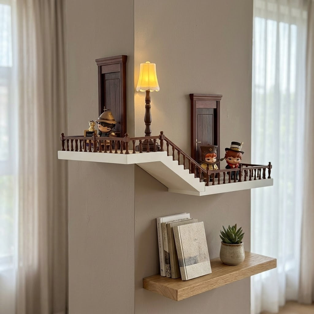 Dream Stairway Miniature Corner Display Shelf - Image 1