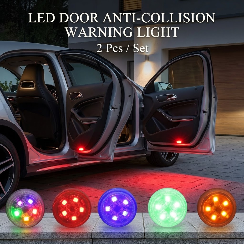 Wireless Car Door Safety Warning Lights - Image 3