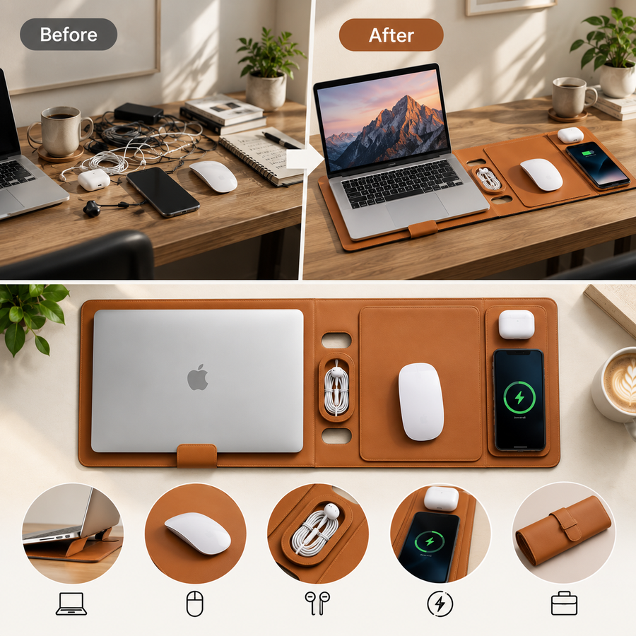 Anywhere Office Laptop Sleeve Stand Case