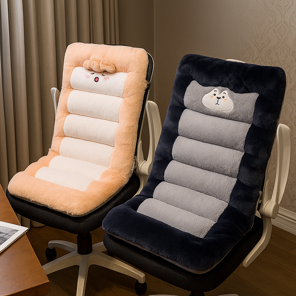 Plush Nest Back Cushion Seat Support Pad - Image 0