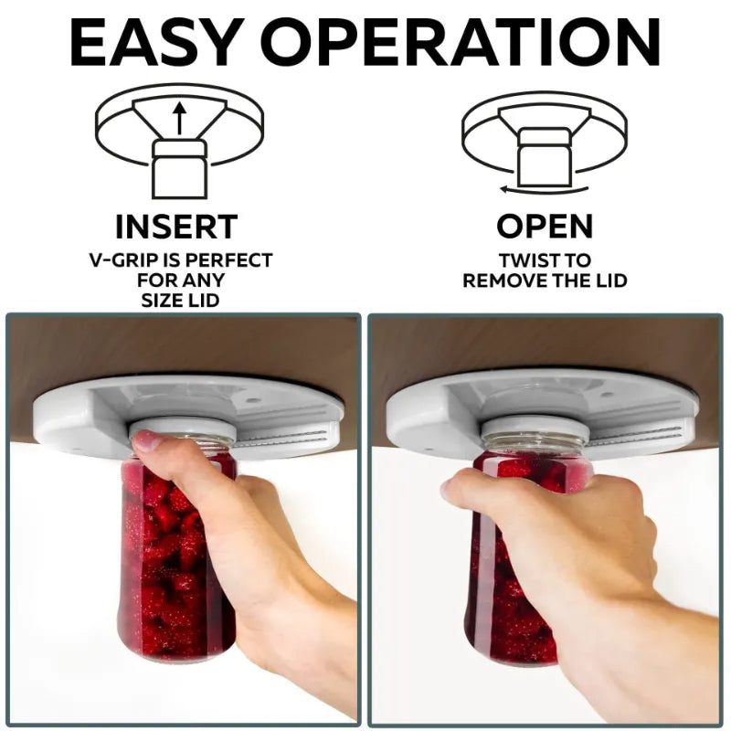 Under the Cabinet Easy Jar Opener Tool - Image 2