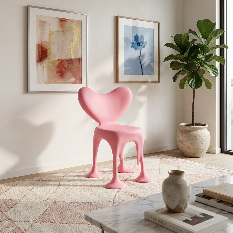 Sweet Spot Heart-Shaped Sculptural Lounge Chair