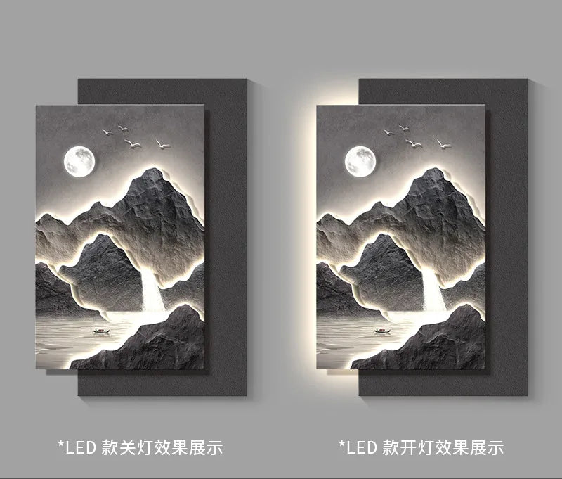 Mountain Landscape Modern Wall Art - Image 9