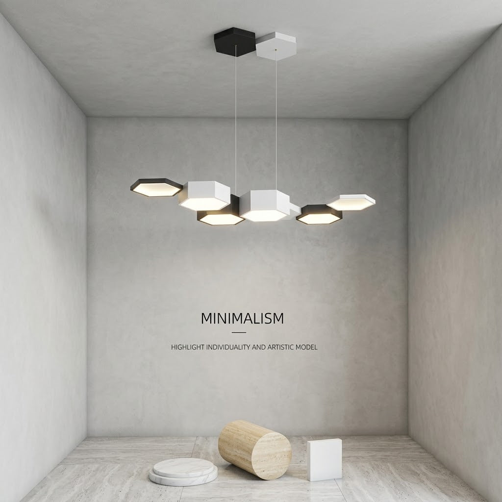 Six Points Modern Hexagon LED Ceiling Panel Light - Image 9