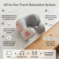 Smart Traveler Bluetooth Music Heated Neck Pillow - Image 5