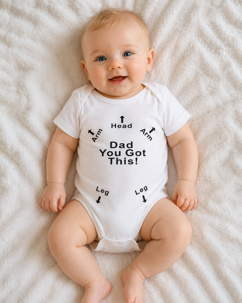 '' Dad You got this! '' Funny Baby Jumpsuit for babies - Image 0