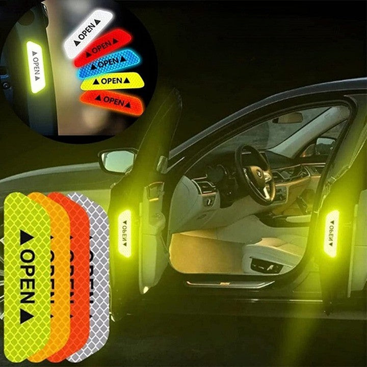 4PCS City Light Reflective Alert Stickers