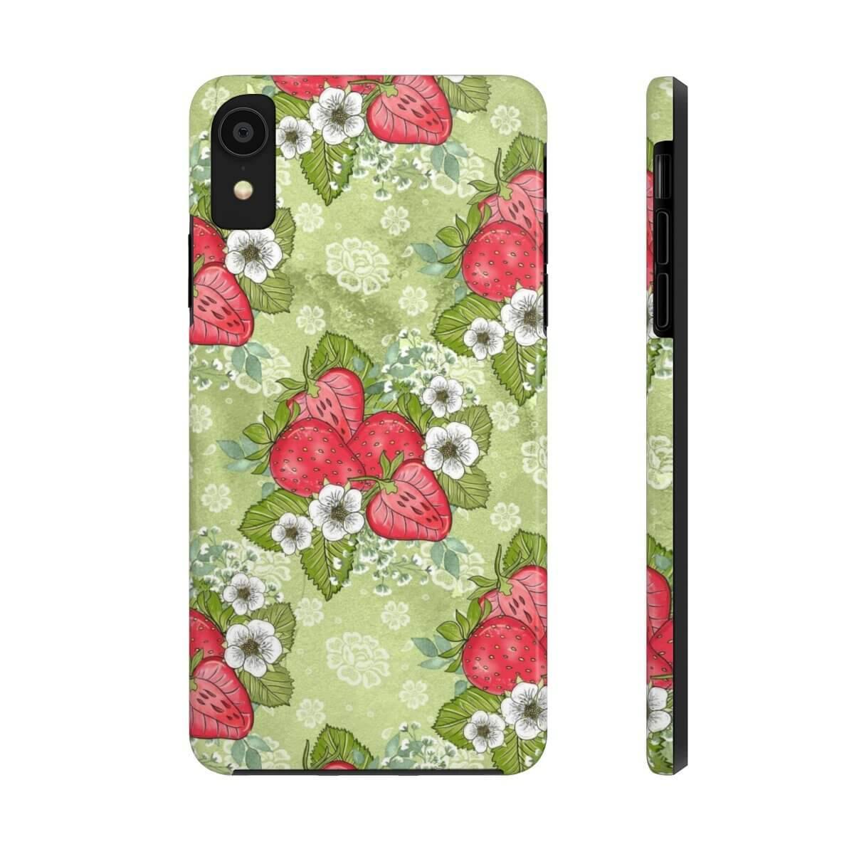 Tough Mate Strawberry iPhone Cases - MaviGadget