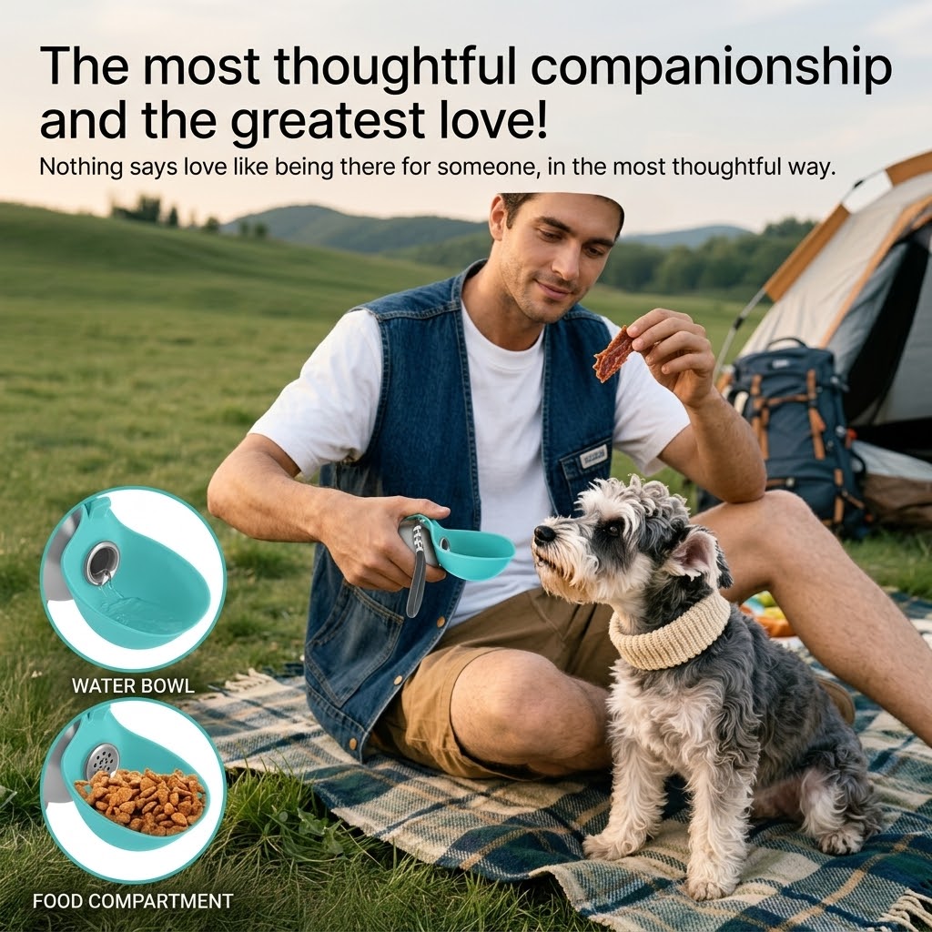 Sip & Stroll Portable Pet Water Drinking Bottle - Image 1