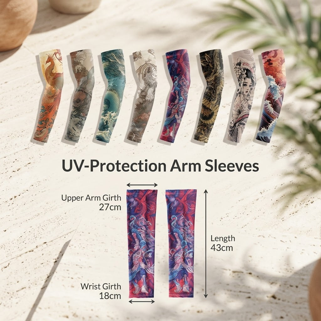 Wild Print Quick-Dry Cooling Arm Sleeves - Image 4