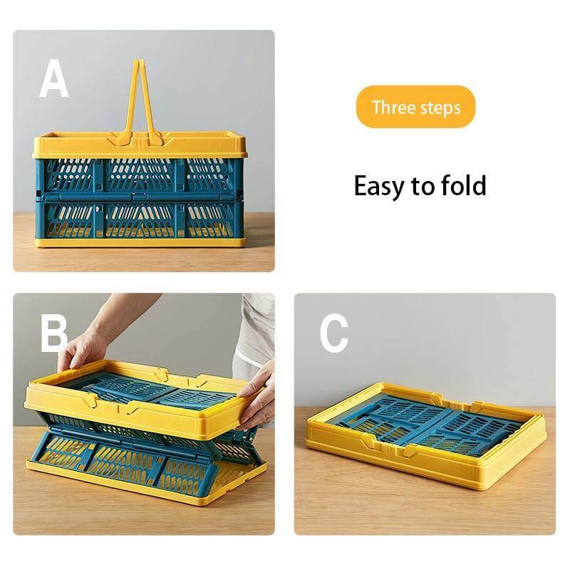 Foldable Easy Shopping Folding Basket - Image 1
