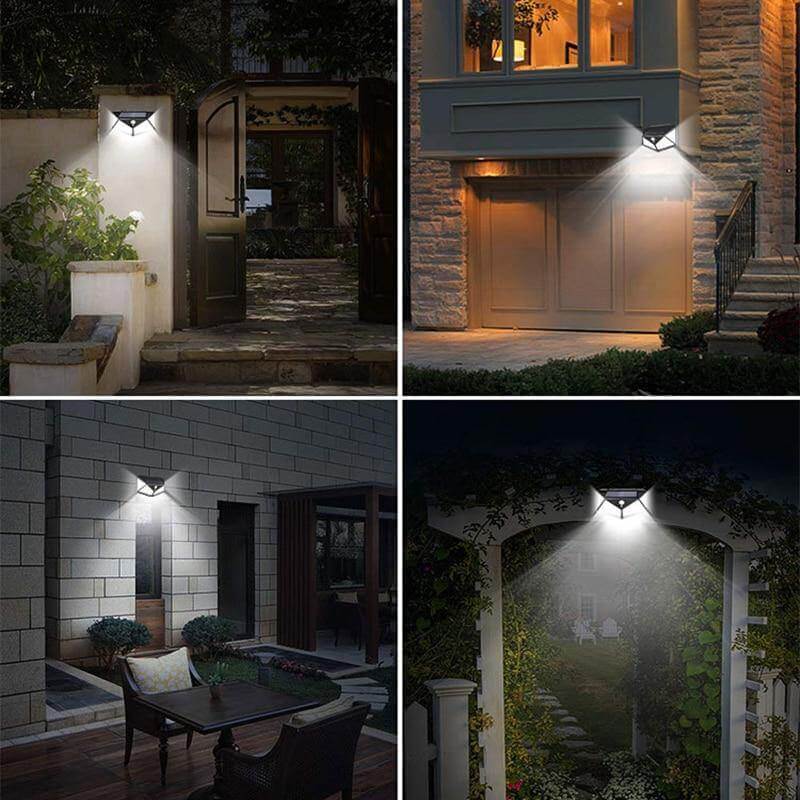 LED Outdoor Solar Light Wall Lamp - Image 7