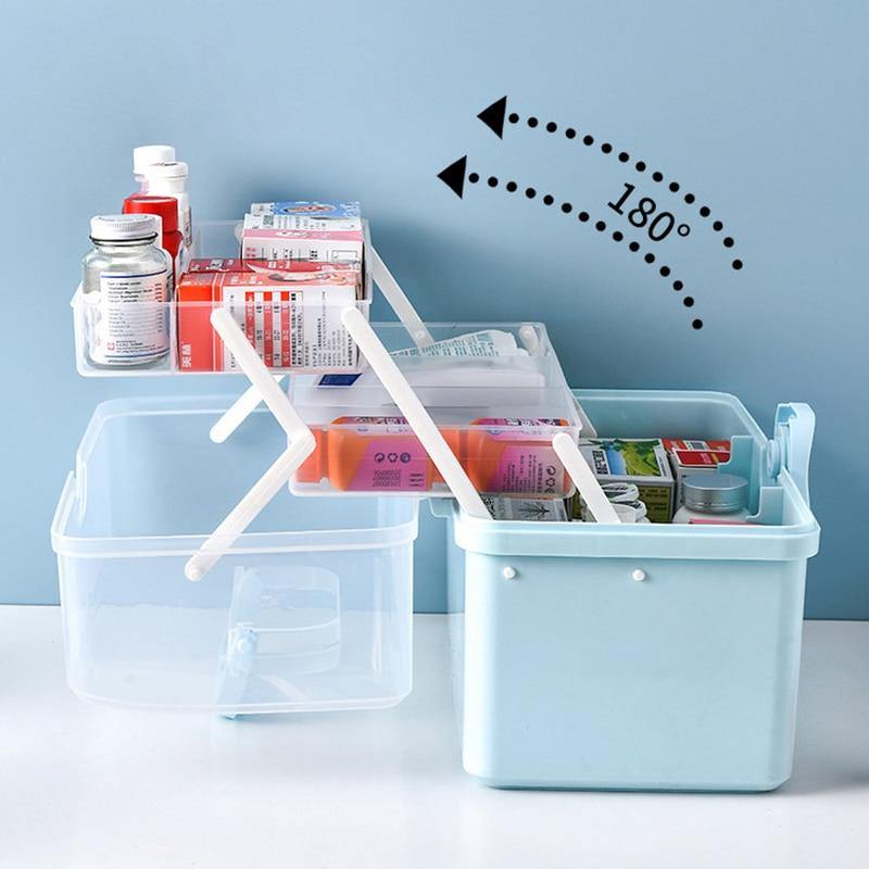 Multi-Store Emergency Medical Kit Box Storage