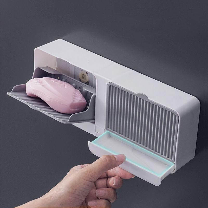 Creative Double Storage Wall Mounted Soap Box - Image 8