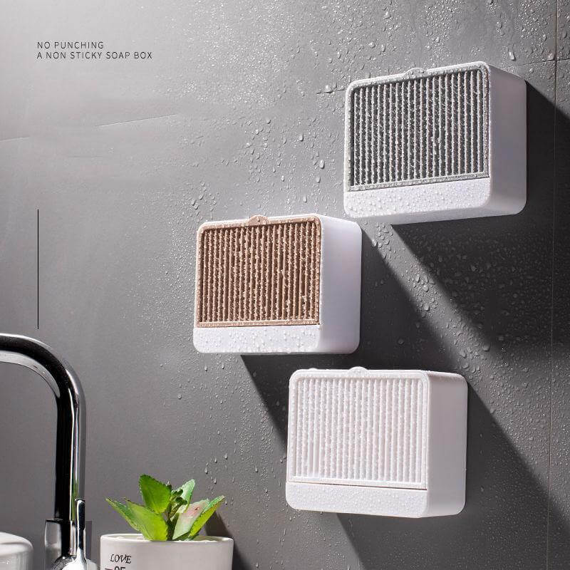 Creative Double Storage Wall Mounted Soap Box - Image 22