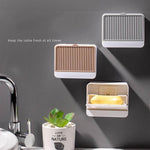 Creative Double Storage Wall Mounted Soap Box