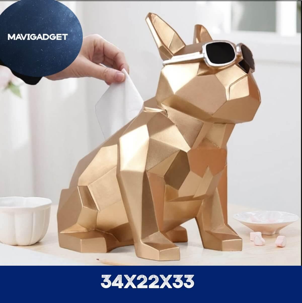 Dog Luxury Tissue Holder - MaviGadget