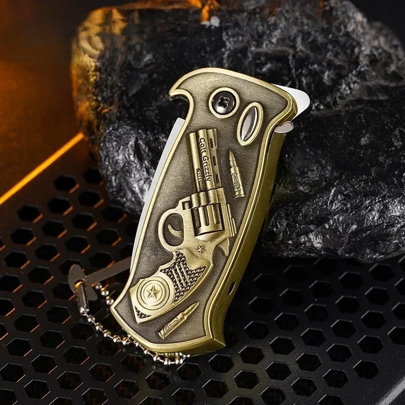 Outdoor Portable Metal Folding Knife Lighter - Image 8