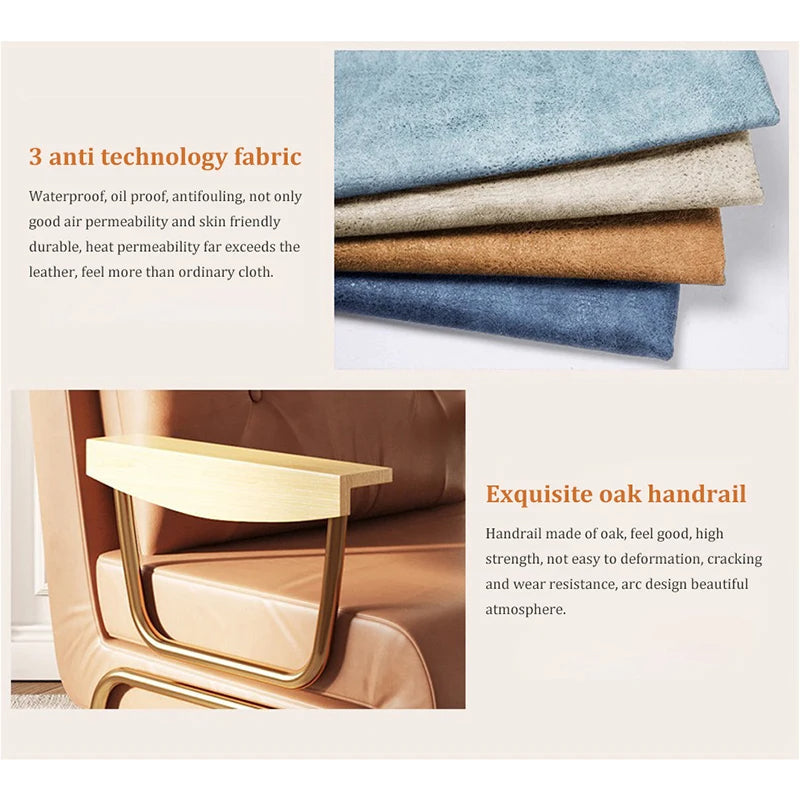 Minimalist Japanese Style Foldable Lounge Bed Chair - Image 3