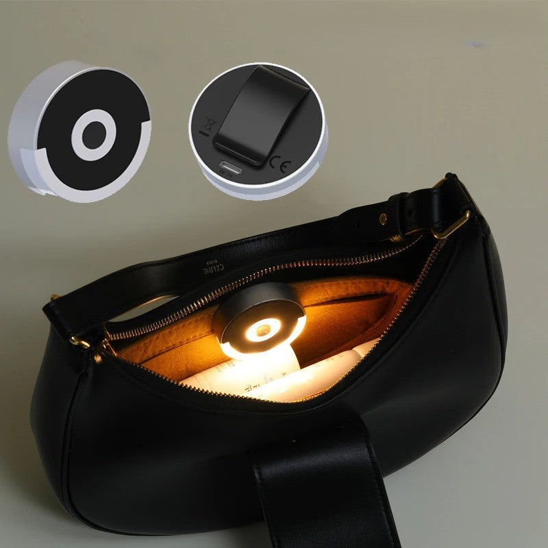 Compact Circular Touch LED Portable Night Lamp