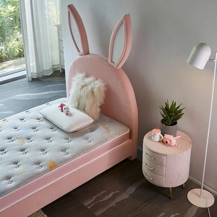 Rabbit Ears Pink Cute Kids Bed - Image 3