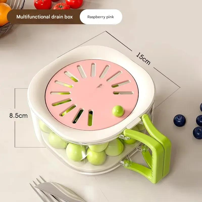 Dust-Proof Fruit Drainer Basket - Image 8