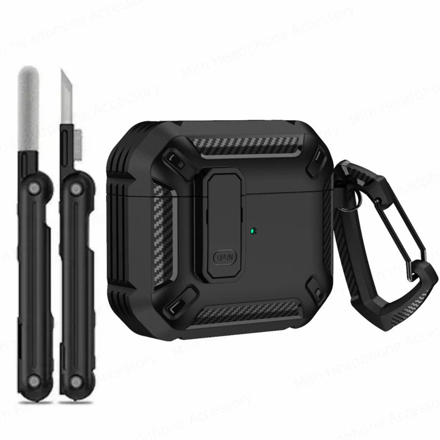 Shock Shield Keychain AirPods Case - Image 0