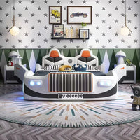 Mini Racer LED Luxury Car Kids Bed