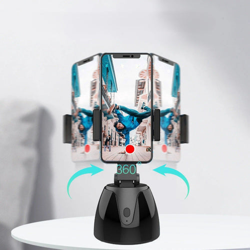 360 Auto Face Tracking Rotating Wireless Bluetooth Phone Holder - Image 0