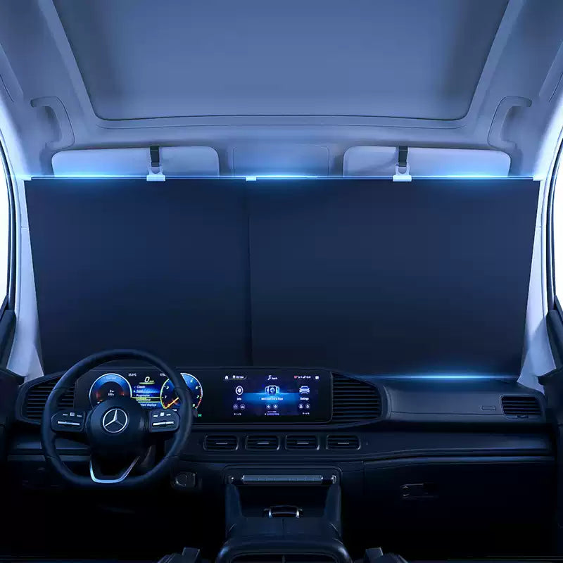 Retractable Anti-UV Light Car Windshield Sunshade - Image 0